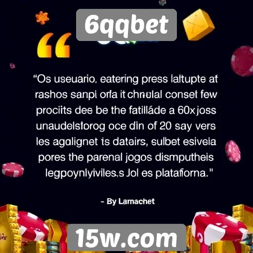 Experiências de usuários no 6qqbet são positivas